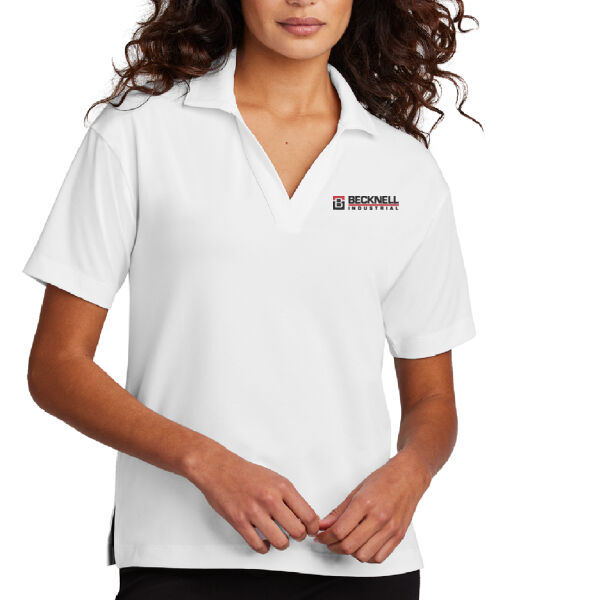   - Women's Stretch Jersey Polo Thumbnail