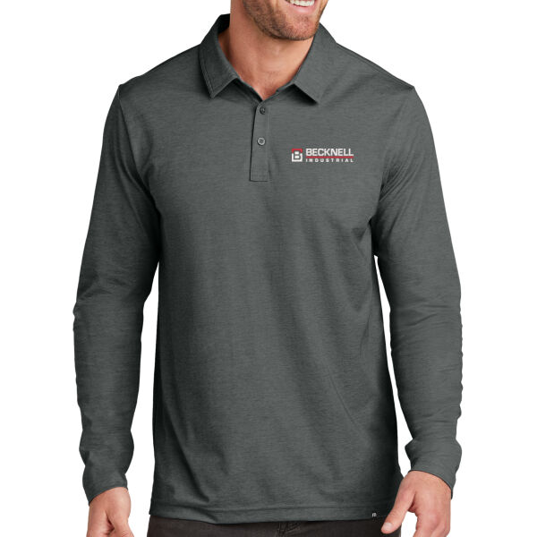    - Oceanside Heather Long Sleeve Polo Thumbnail