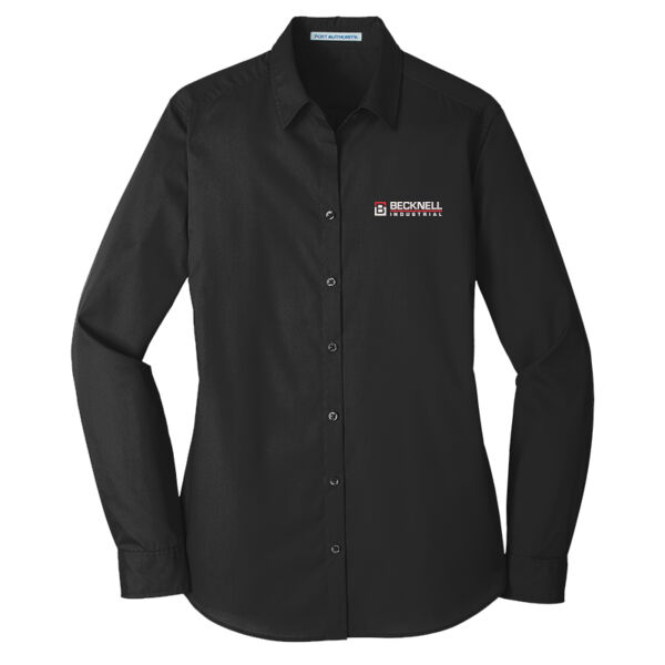    - Women's Long Sleeve Carefree Poplin Shirt Thumbnail