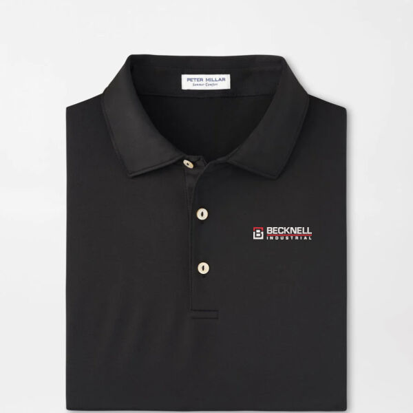    - Solid Stretch Jersey Long Sleeve Polo Thumbnail