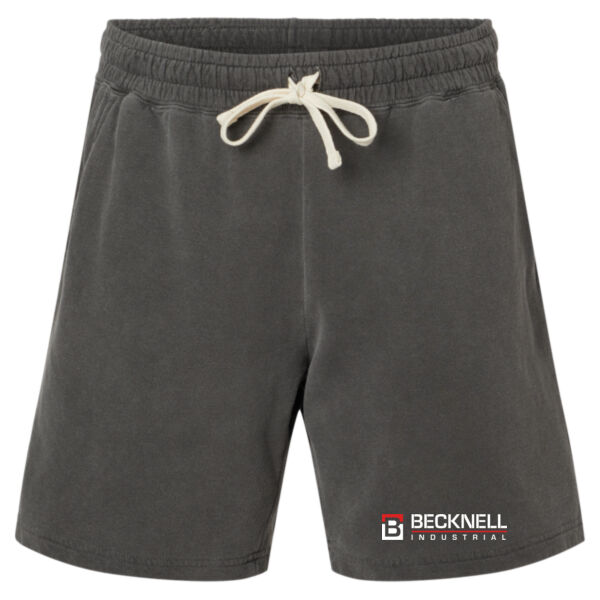   - Unisex Garment-Dyed Lightweight Fleece Sweat Shorts Thumbnail