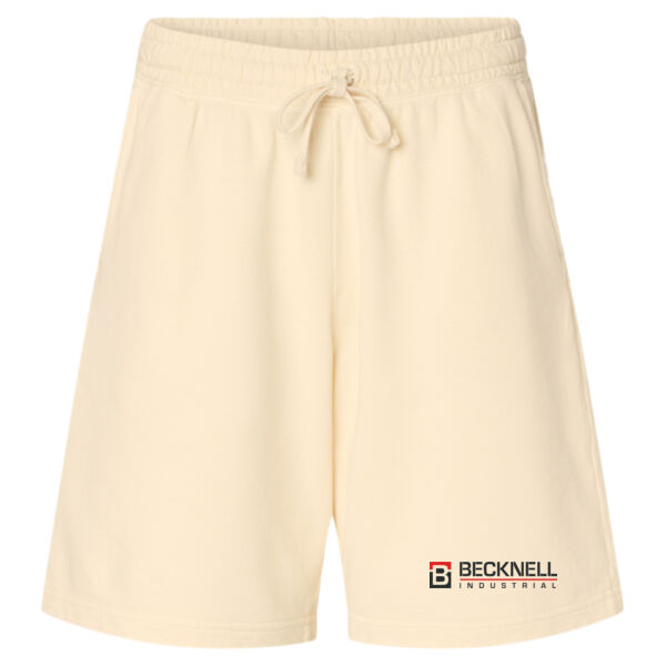   - Unisex Garment-Dyed Lightweight Fleece Sweat Shorts Thumbnail