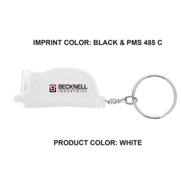 Safety Helmet Flashlight Keychain. FL1356 Thumbnail